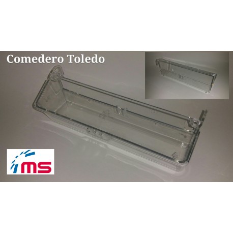 Comedero Canarios jaulon largo "Toledo" 2gr Art 190